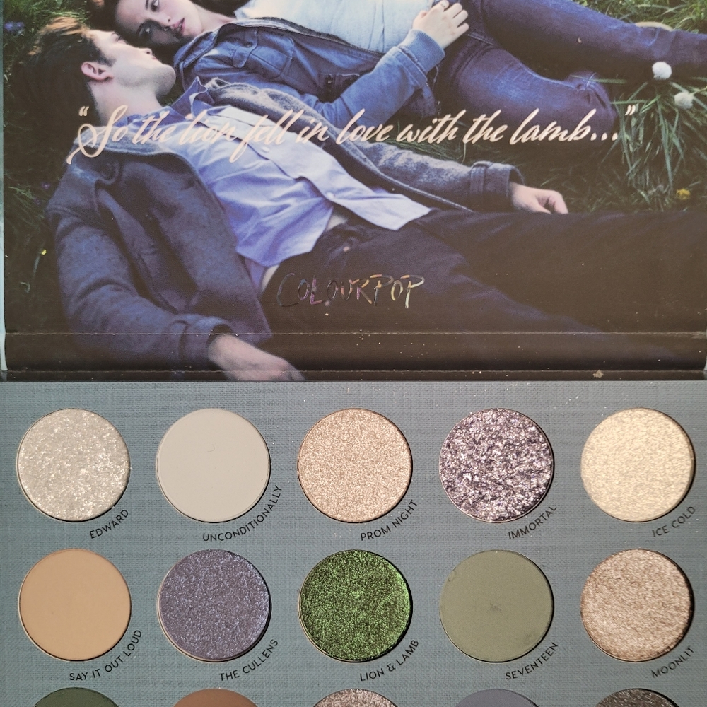 ColourPop x Twilight Eyeshadow Palette